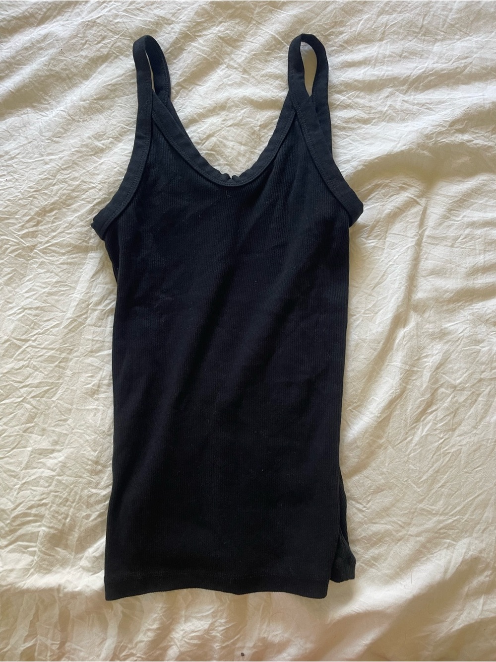 Universal Thread Black Ribbed Scoop Tank